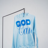 God Can Hoodie- Blue