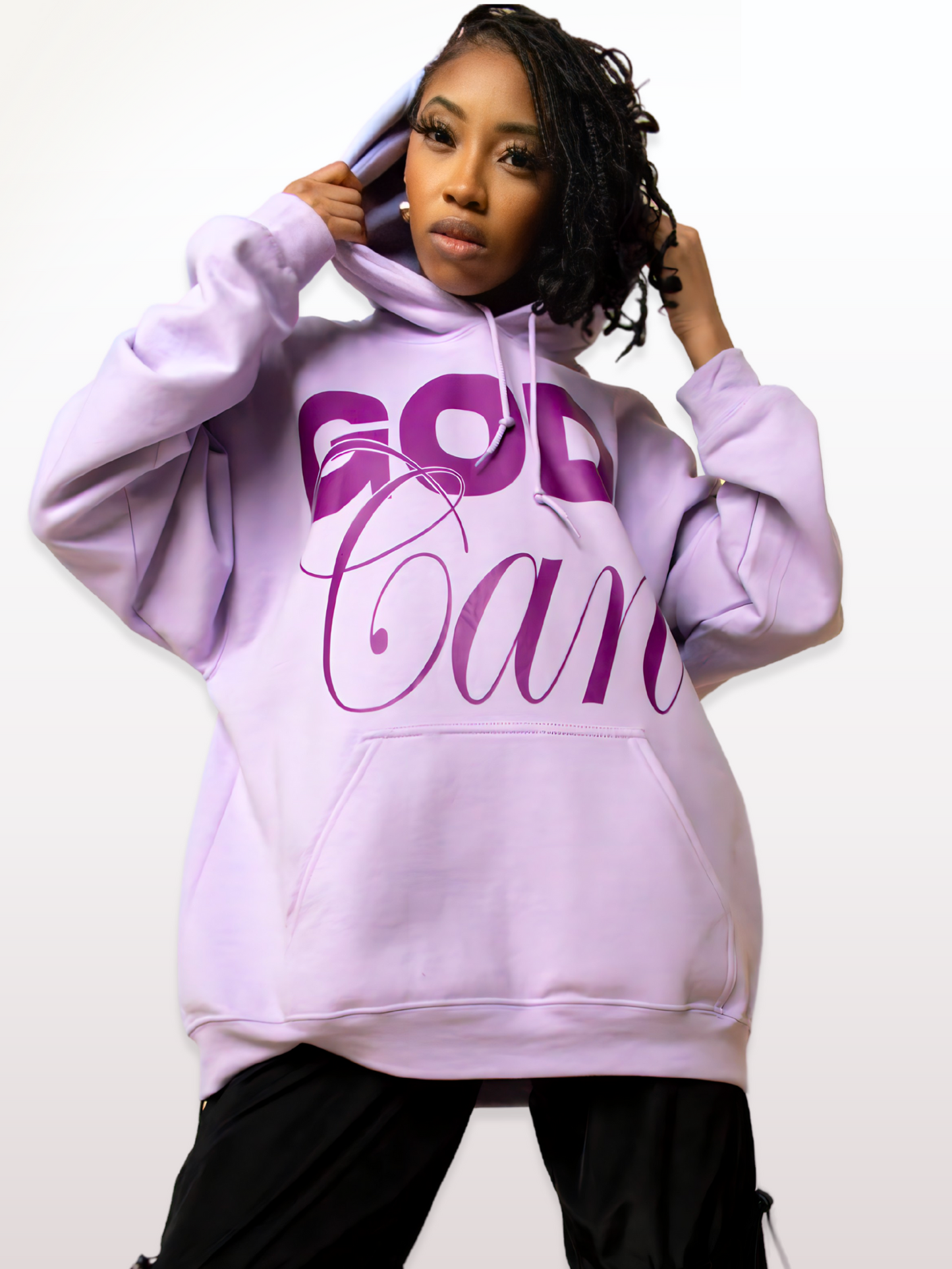 God Can Hoodie - Lilac