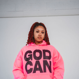 God Can Hoodie - Pink